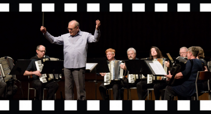 KONCERT FILMSKE GLAZBE – Godišnji koncert Grafičko glazbenog društva Sloga povodom 75 godina Harmonikaškog orkestra