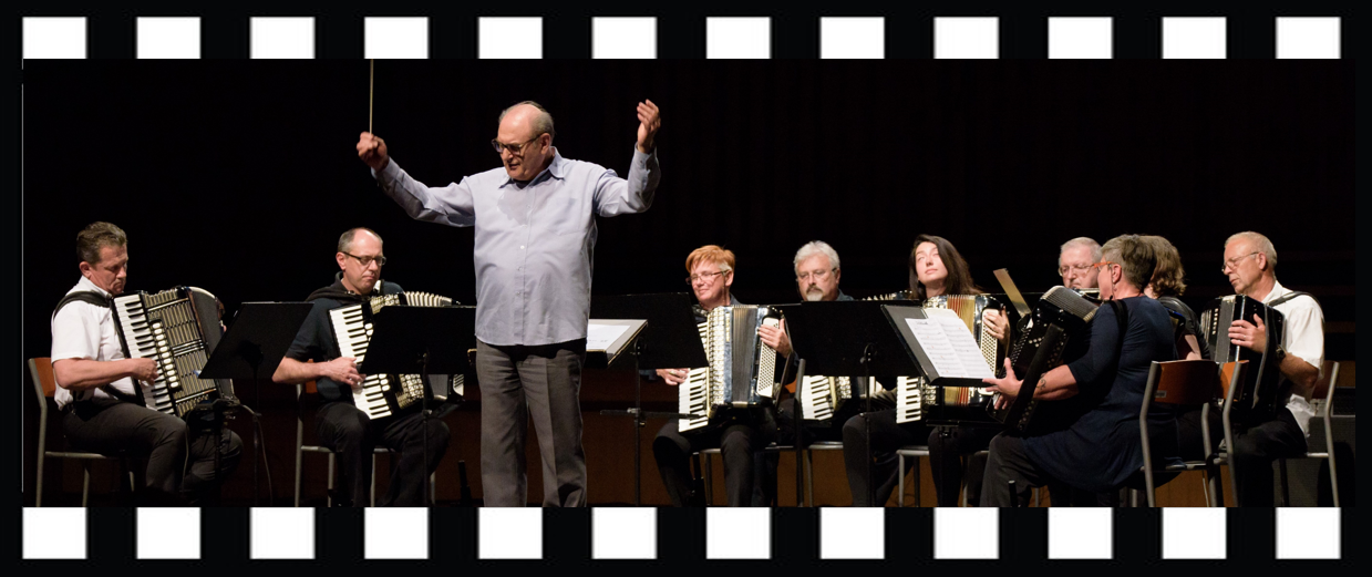 KONCERT FILMSKE GLAZBE – Godišnji koncert Grafičko glazbenog društva Sloga povodom 75 godina Harmonikaškog orkestra